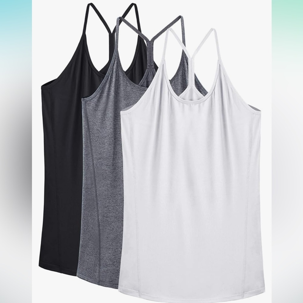 Neleus Racerback Tank Top XXL Lot of 3